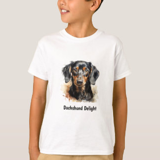 Cute Dachshund T-Shirt for Boy