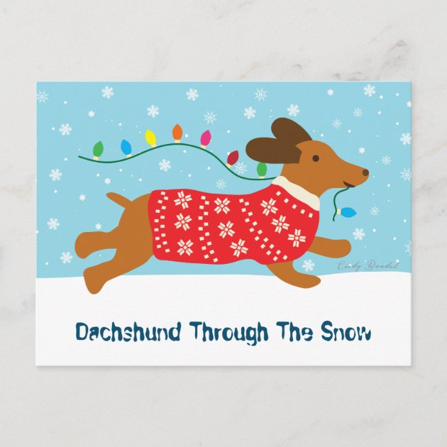 dachshund through the snow hat