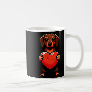Cute dachshund valentines day heart love doxieCute Coffee Mug