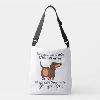 Cute Dachshund Wiener Doxies Dog Crossbody Bag