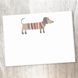 Cute Dachshund Wiener Sausage Dog Post-it Notes
