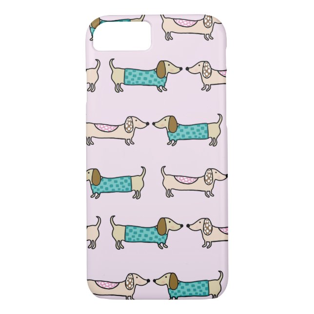 Cute dachshunds Case-Mate iPhone case (Back)