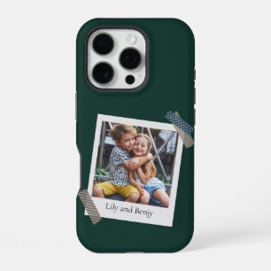 Cute Dad Photo Christmas Holiday Gift iPhone 16 Pro Case