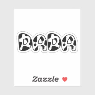 Cute Dada Cow Birthday Family Matching Farm