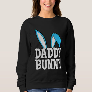 Cute Daddy Bunny Cute Costume Dad Family Matching Sweatshirt