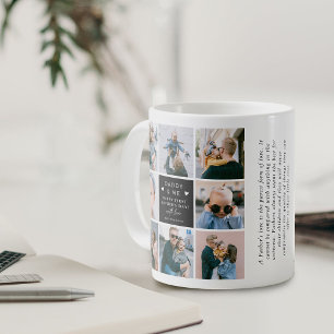 Cute 'Daddy & Me' Photo Collage 1st Father's Day Coffee Mug