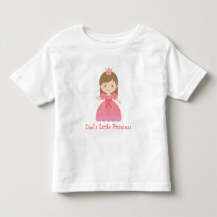Cute Dads Little Princess Toddler T-Shirt