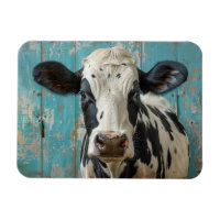 Cute Dairy Cow Farmhouse Painting