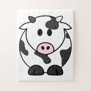 Cute Dairy Cow Jigsaw Puzzle