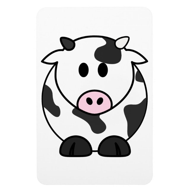 Cute Dairy Cow Magnet (Vertical)