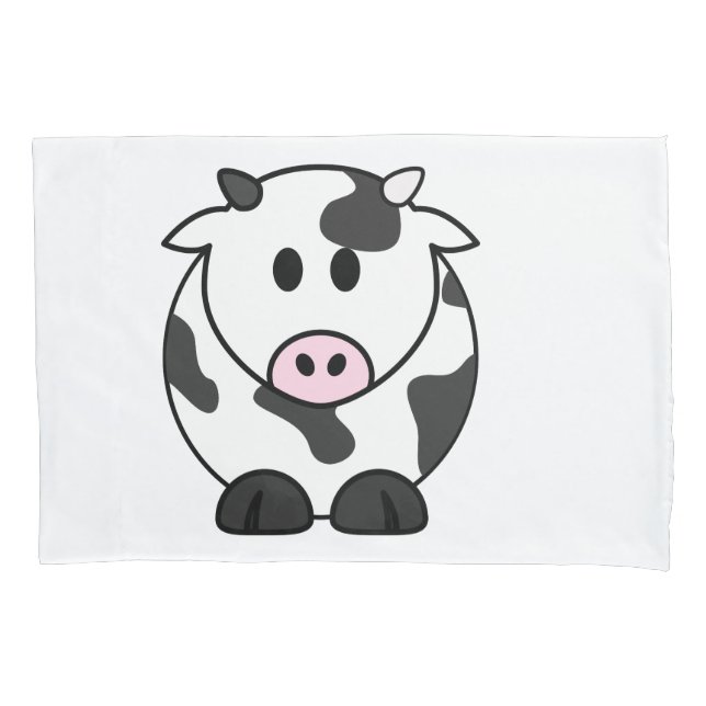 Cute Dairy Cow Pillowcase (Front)