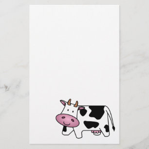 Cute Dairy Cow Stationery