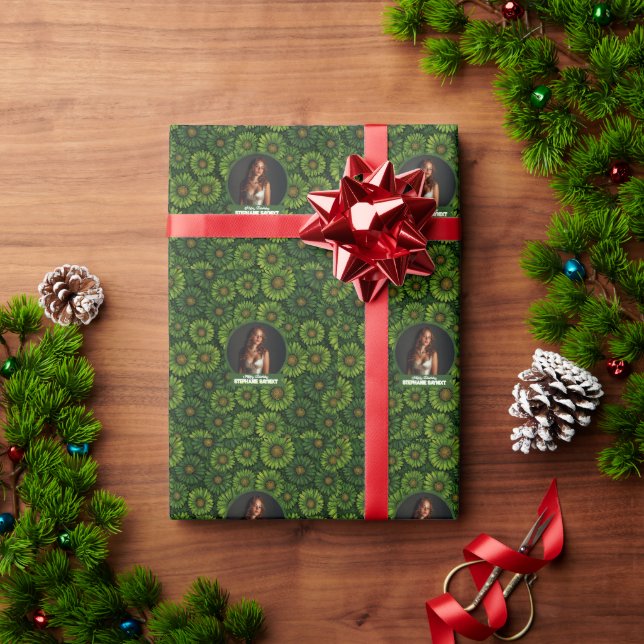 Cute Daisy Birthday Present Wrapping Paper (Holiday Gift)