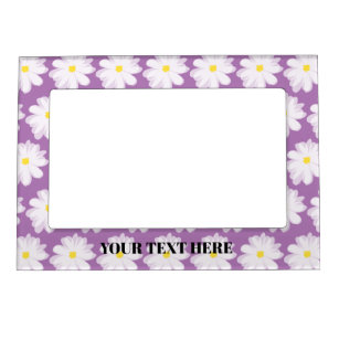 Cute daisy flower floral magnetic photo frame