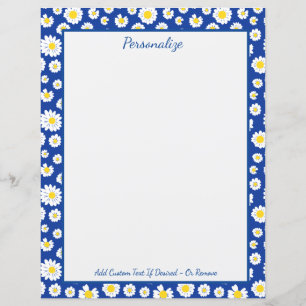 Cute Daisy Flower Floral Pattern Personalise
