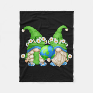 Cute Daisy Flower Hippie Couple For Mum And Dad Ea Fleece Blanket