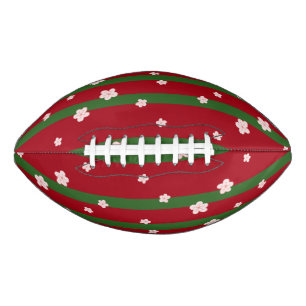 Cute Daisy Flower Merry Christmas Party  American Football