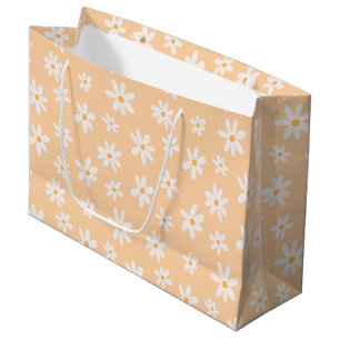 Cute Daisy Flower Pattern Large Gift Bag