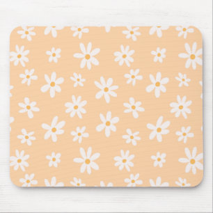Cute Daisy Flower Pattern Mouse Mat