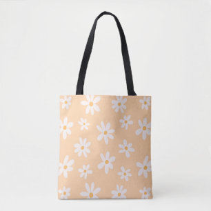 Cute Daisy Flower Pattern Tote Bag