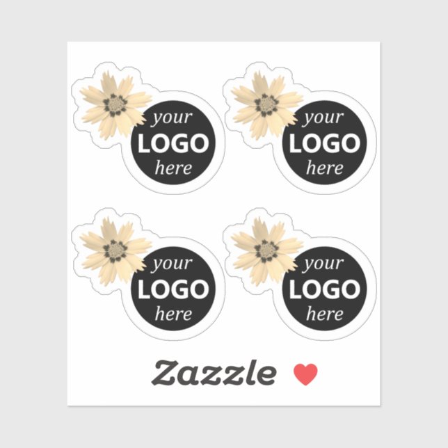 Cute Daisy Flower Sunflower with Logo or Image Pic (Sheet)