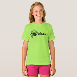 Cute Daisy Line Art Cute Floral Mama Graphic Tee