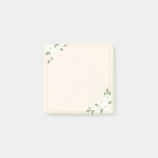 Cute Daisy Sticky Notes Printable | Floral Memo No