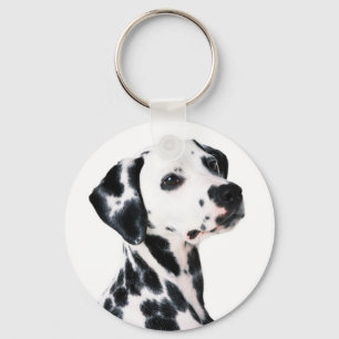 Cute Dalmatian Dog Key Ring