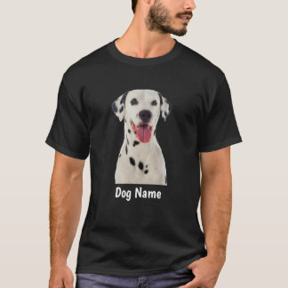 Cute Dalmatian Dog Name T-Shirt