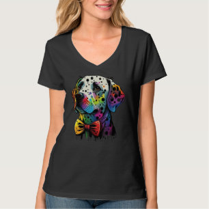 Cute Dalmatian Dog on Dalmatian T-Shirt