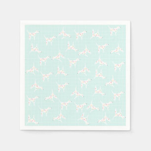 Cute Dalmatian Dog Paper Napkins