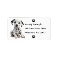 Cute Dalmatian Puppy Dog Lover Cartoon Fire Dog
