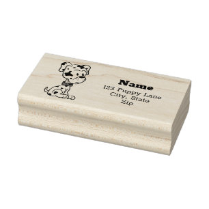 Cute Dalmatian Puppy Rubber Stamp