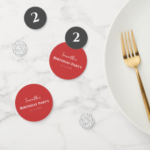 Cute Dalmatian Spots Kids Birthday Party Confetti