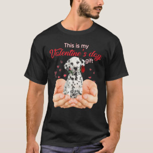 Cute Dalmatian This Is My Valentine's Day Pajama T-Shirt