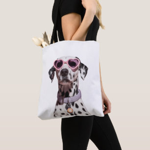 🐾💗 Cute Dalmatian Tote Bag