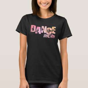 Cute Dance Mom Tie Dye Dancer Mom Mother's Day Ret T-Shirt