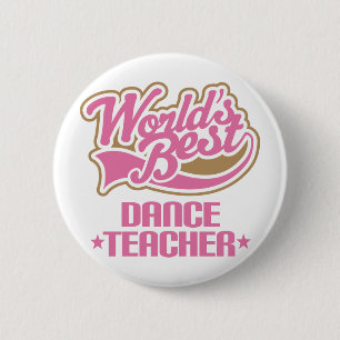 Cute Dance Teacher 6 Cm Round Badge