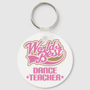 Cute Dance Teacher Key Ring