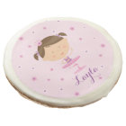 Cute Dancer Ballerina Girl Photo Sugar Cookies