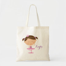 Cute Dancer Ballerina Girl Tote bag