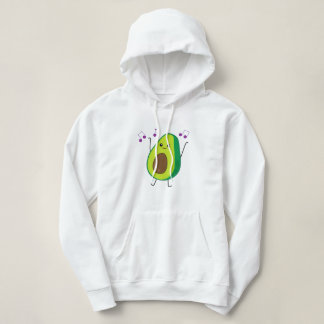 Cute Dancing Avocado Women Hoodie Sweatshirt