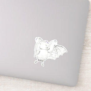 Cute Dancing Bat Sticker
