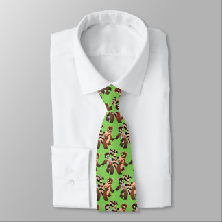 Cute Dancing Cartoon Coatimundis Tie