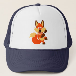 Cute Dancing Cartoon Fox Hat