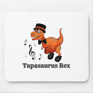 Cute Dancing Dinosaur Tap Dance Gift - Tapasaurus Mouse Mat