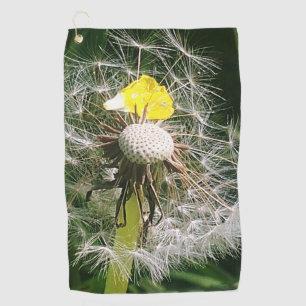 Cute dandelion golf towel