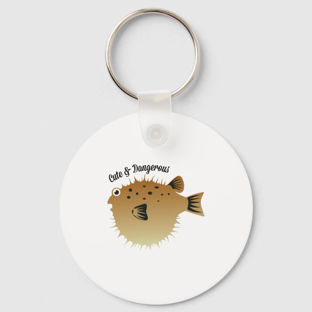 Cute & Dangerous Key Ring (Front)