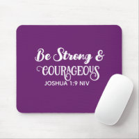 Cute Dark Purple Strong and Courageous Simple