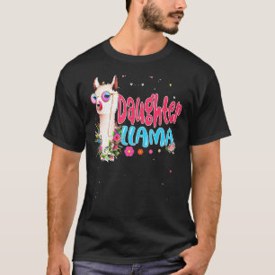 Cute Daughter Llama   Mother's Day   Women Birthda T-Shirt